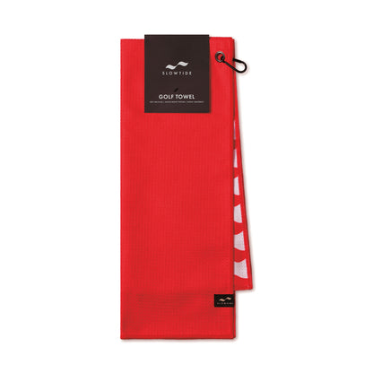 Red Slowtide® Links Golf Towel