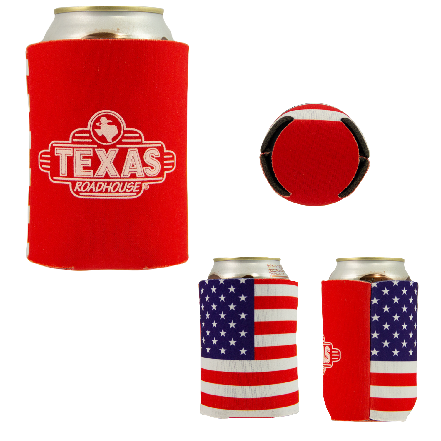 Custom Color Old Glory Foam Can Cooler