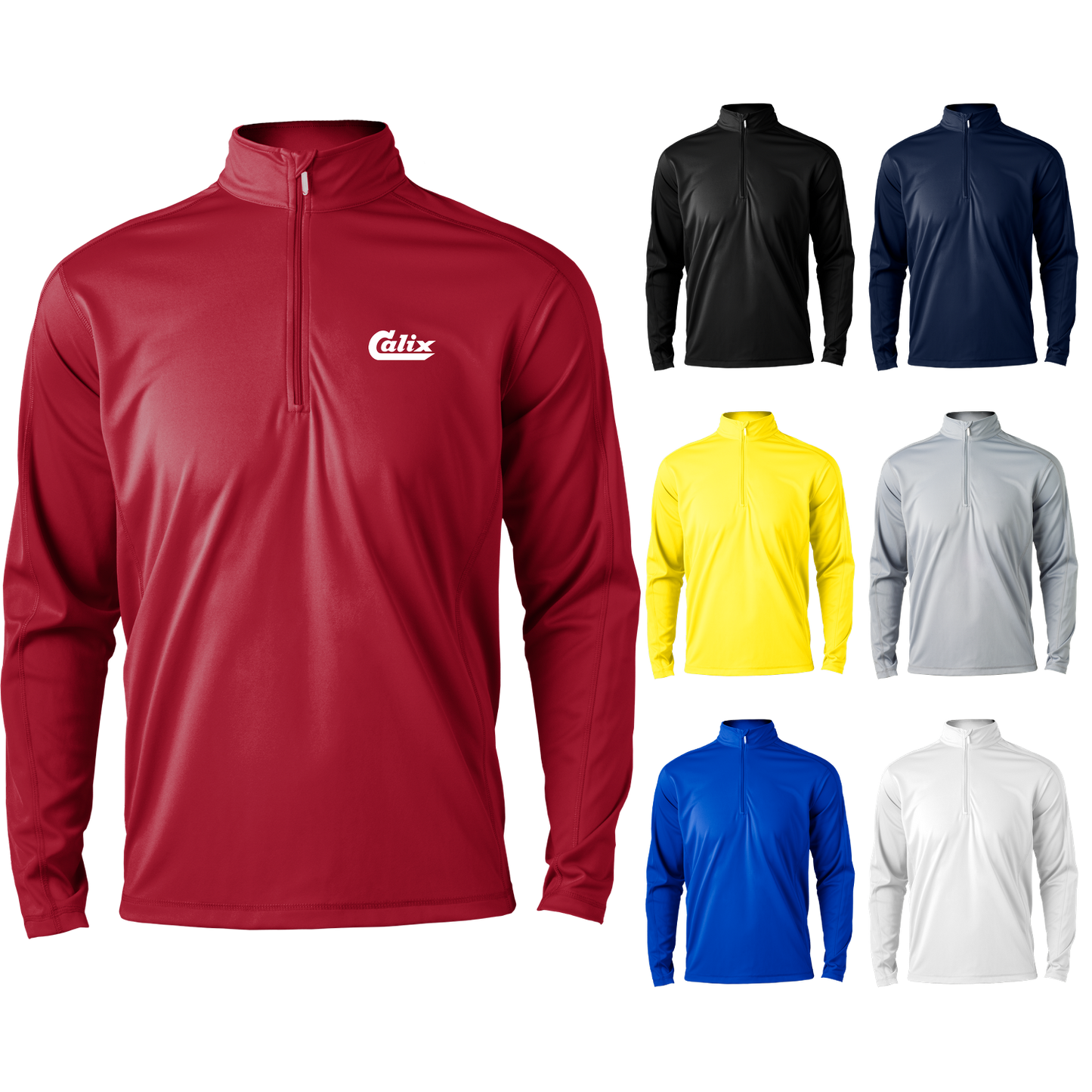 Black Omni Mens Boston 1/4 Zip  - 2XL