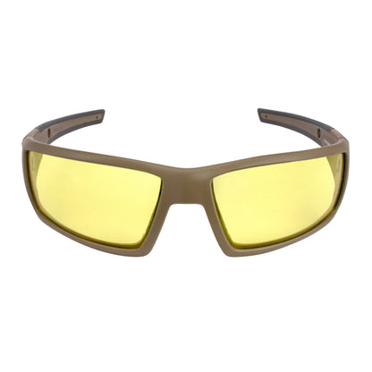 Cumulus Premium Safety Eyewear - Camo Frame - Gold Mirror Lens