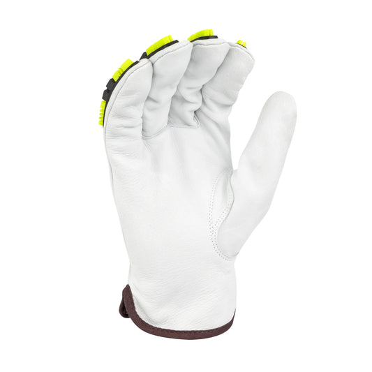 RWG86 KAMORI® Goatskin Leather HPPE Lined A6 Cut Protection Glove with TPR - Size L