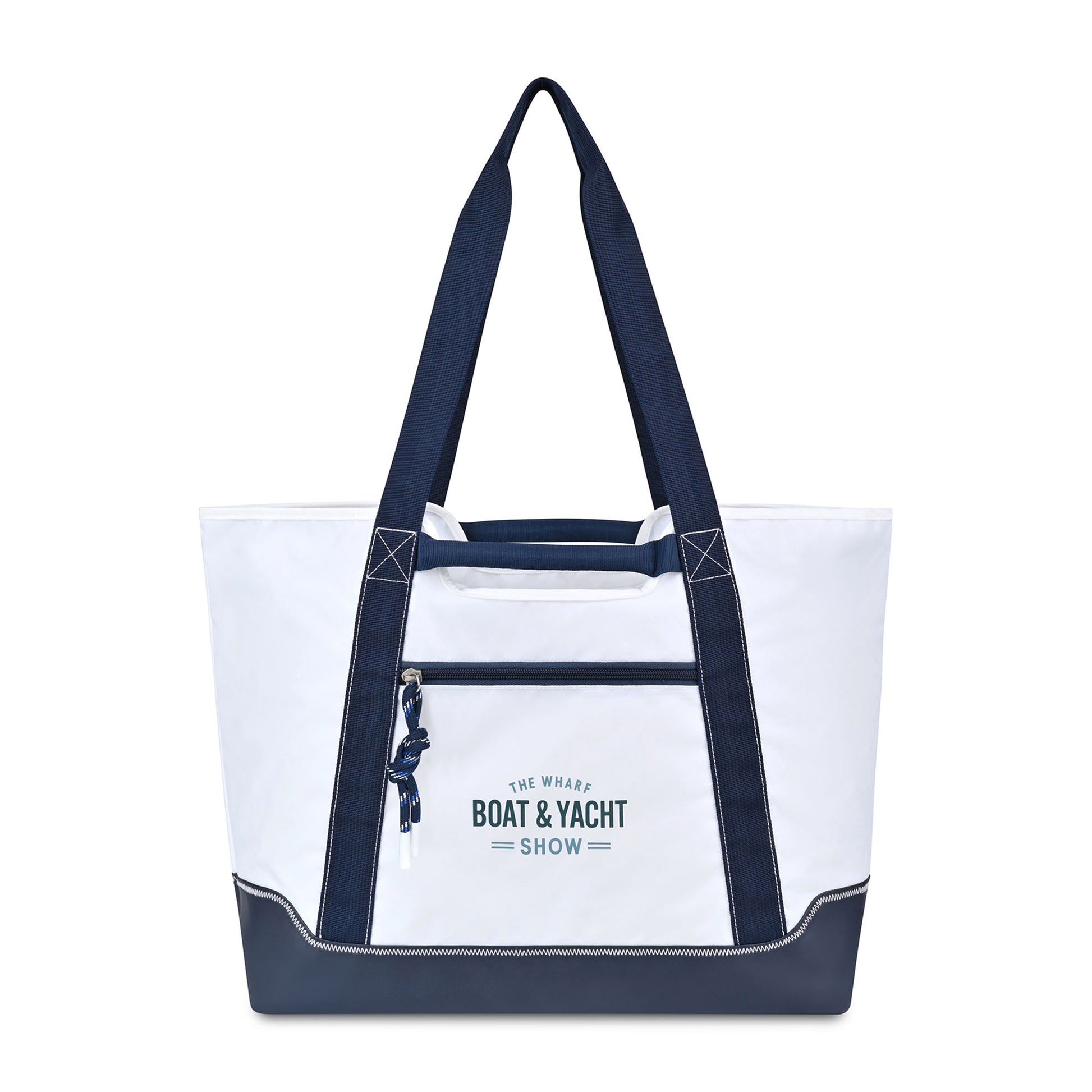 White Harborside Medium Boat Bag