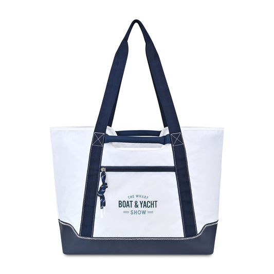 White Harborside Medium Boat Bag