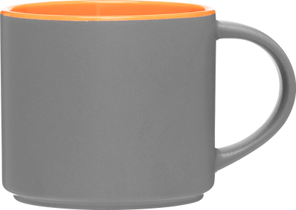 16 oz monaco mug - matte storm gray
