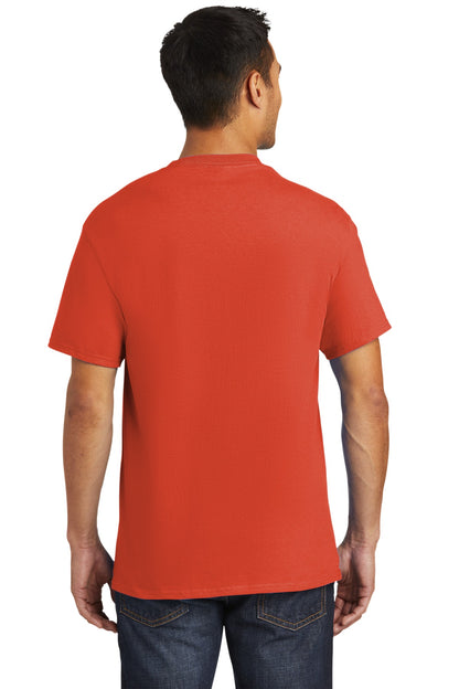 Orange Port & Company - Tall Essential Pocket Tee. PC61PT