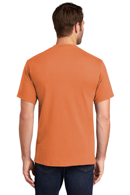 Orange Sherbet Port & Company Tall Essential Tee. PC61T