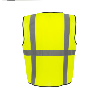 SV7E Economy Type R Class 2 Solid Surveyor Safety Vest - Green - Size 2X-3X