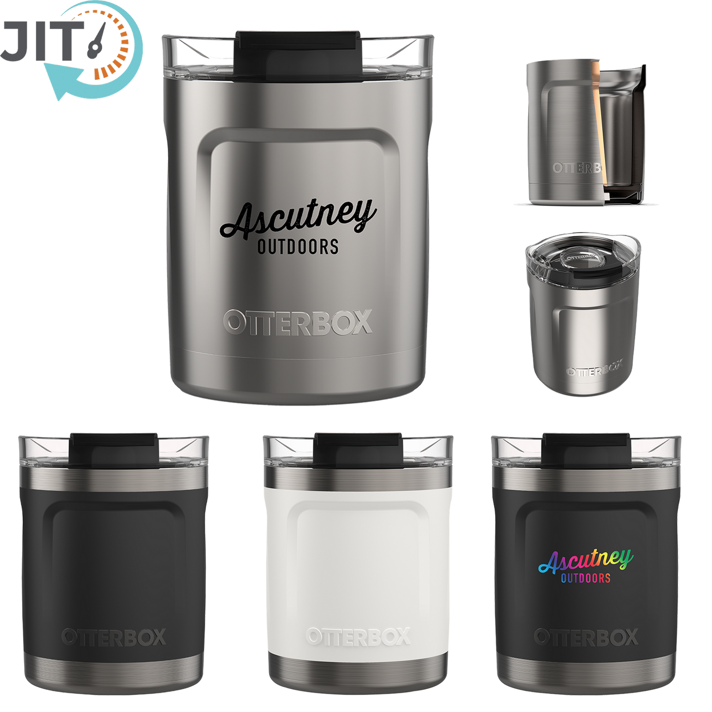 Black Otterbox® Elevation 10 Oz Stainless Tumbler