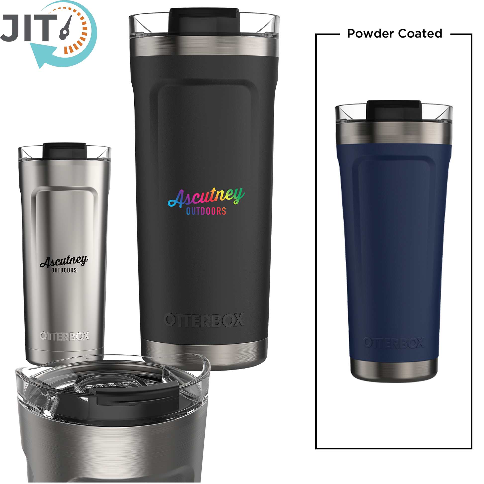 Black Otterbox® Elevation 20 Oz Stainless Tumbler