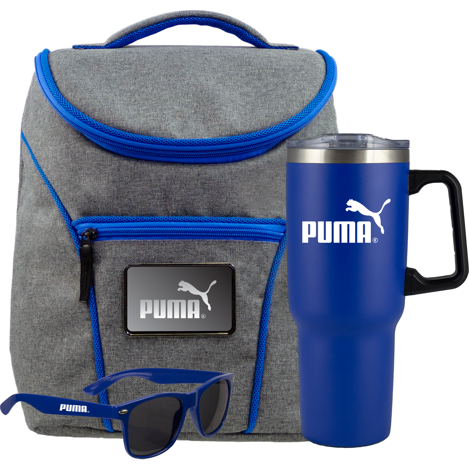 Outdoor Adventure Kit with Cooler Backpack, 40 oz Mug & UV Sunglasses