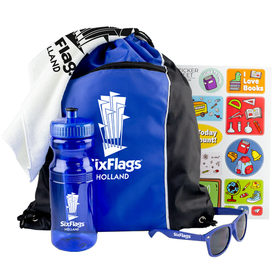 Outdoor Event Kit with Drawstring Bag, Water Bottle & Shades