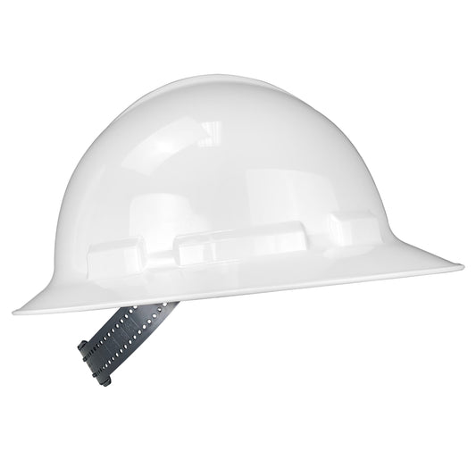 Quartz™ Full Brim 4 Point Pinlock Hard Hat - White