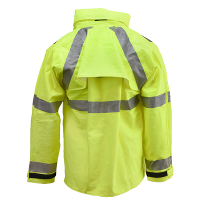 217AJ Flex Arc Jacket with Attached Hood - Fluorescent Orange - Size 2X