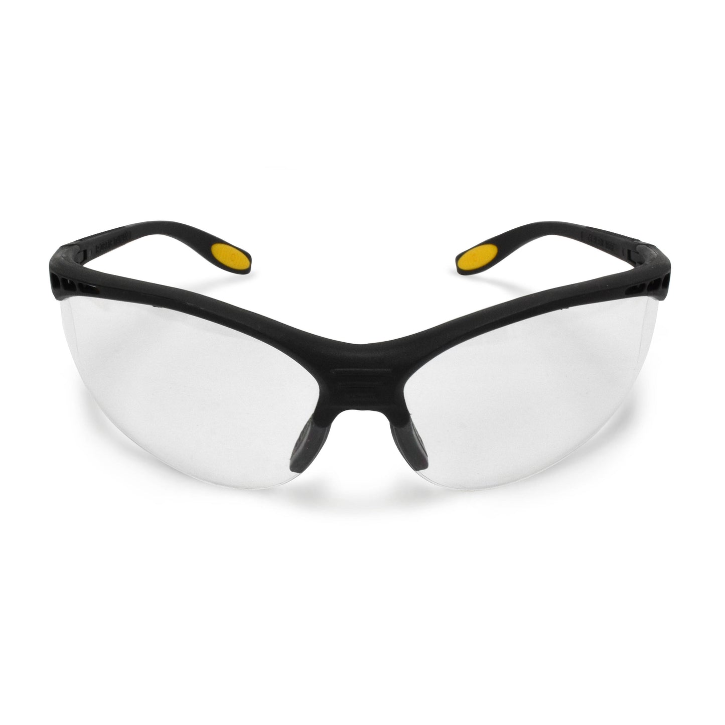 DPG58 Reinforcer™ Protective Eyewear - Black Frame - Clear Anti-Fog Lens
