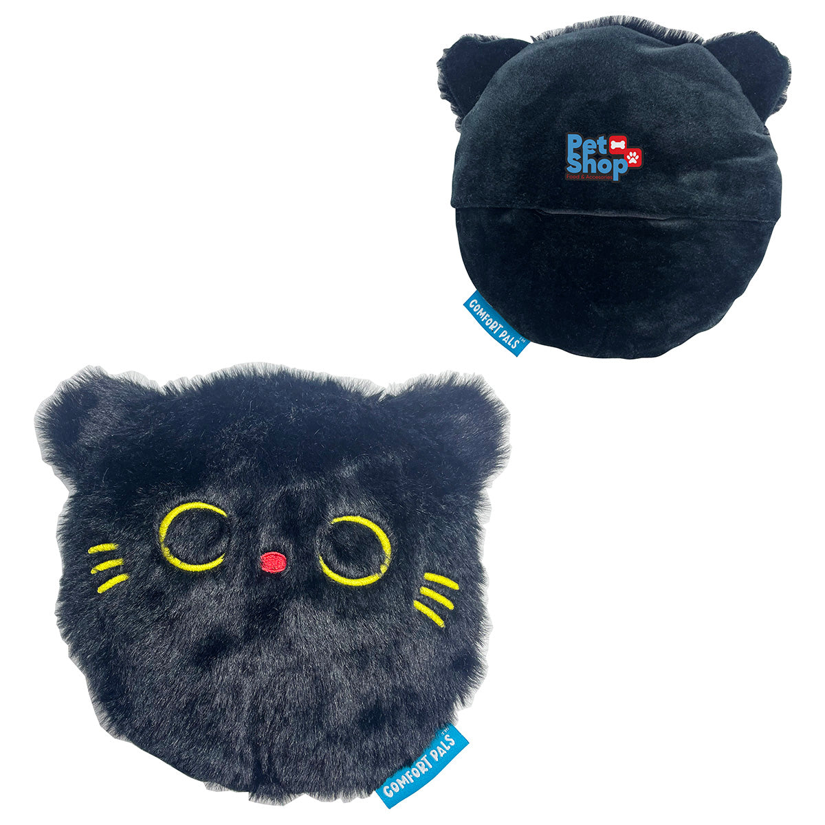 Black Comfort Pals ™ Heat Therapy Cozy Pads - Cat
