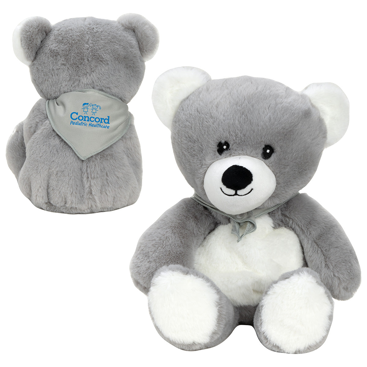 Gray Comfort Pals™ Heat Therapy “Cuddle” Bear