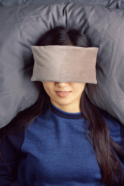 Coco Brown Comfort Pals™ Heat Therapy Eye Pillow