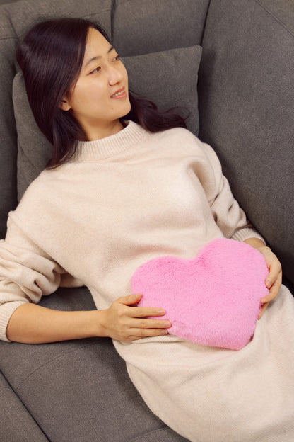 Gray Comfort Pals™ Heat Therapy Heart