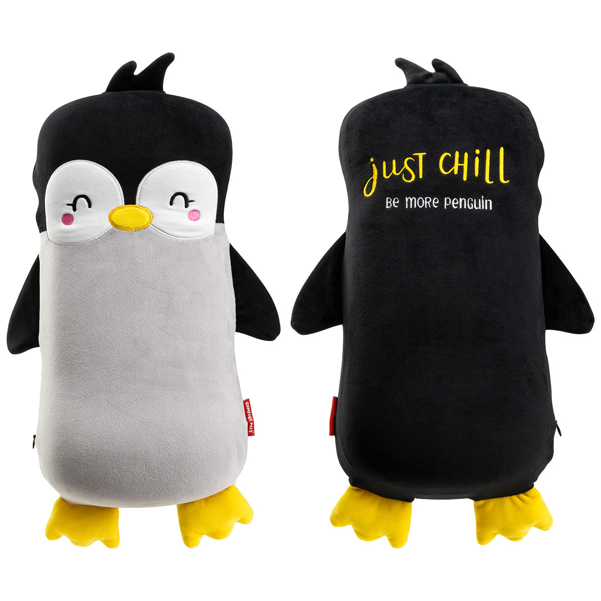 Black/Gray Comfort Pals™ Huggable Comfort Pillow - Penguin