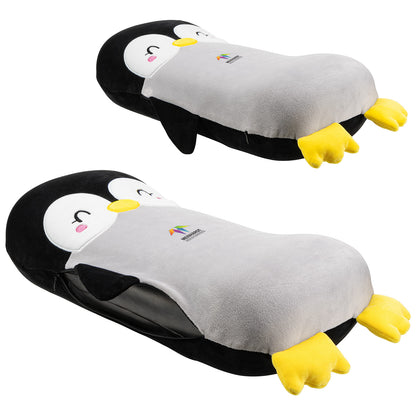 Black/Gray Comfort Pals™ Huggable Comfort Pillow - Penguin