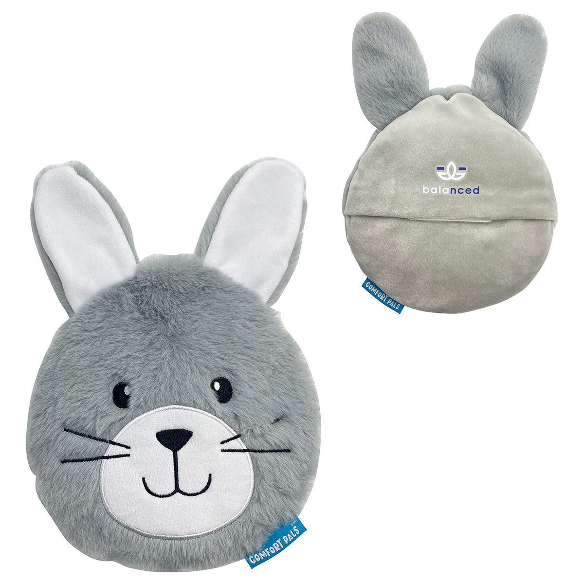 Gray Comfort Pals ™ Heat Therapy Cozy Pads - Rabbit
