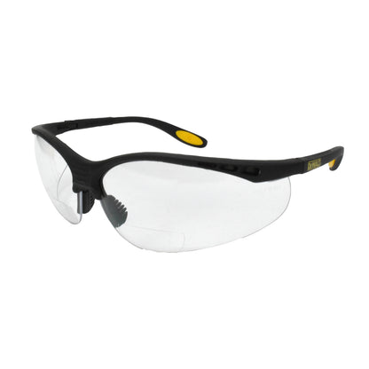 DPG59 Reinforcer RX™ Protective Eyewear - Black Frame - Clear Lens - 3.0 Diopter