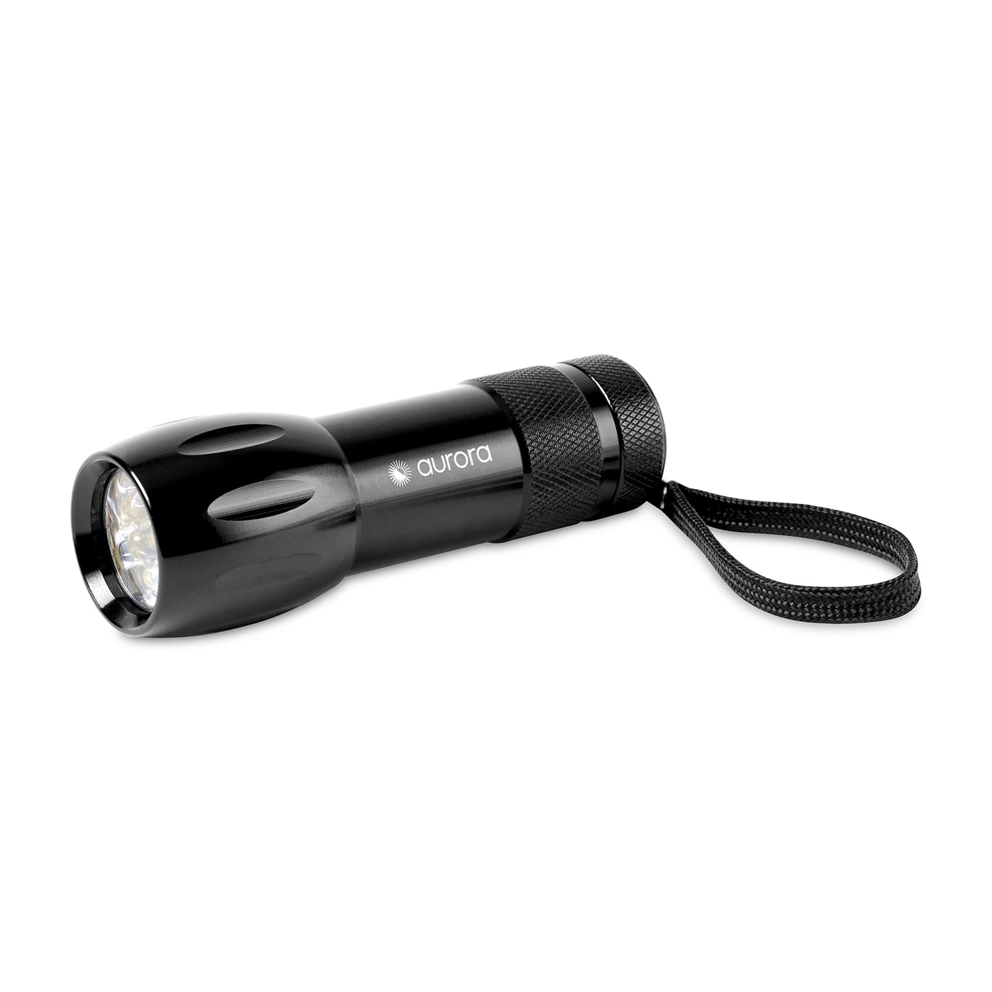 Black Mini LED Aluminum Flashlight