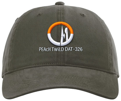 Peach Twill Dad Hat - 326