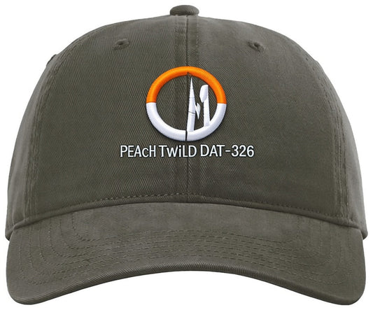 Peach Twill Dad Hat - 326
