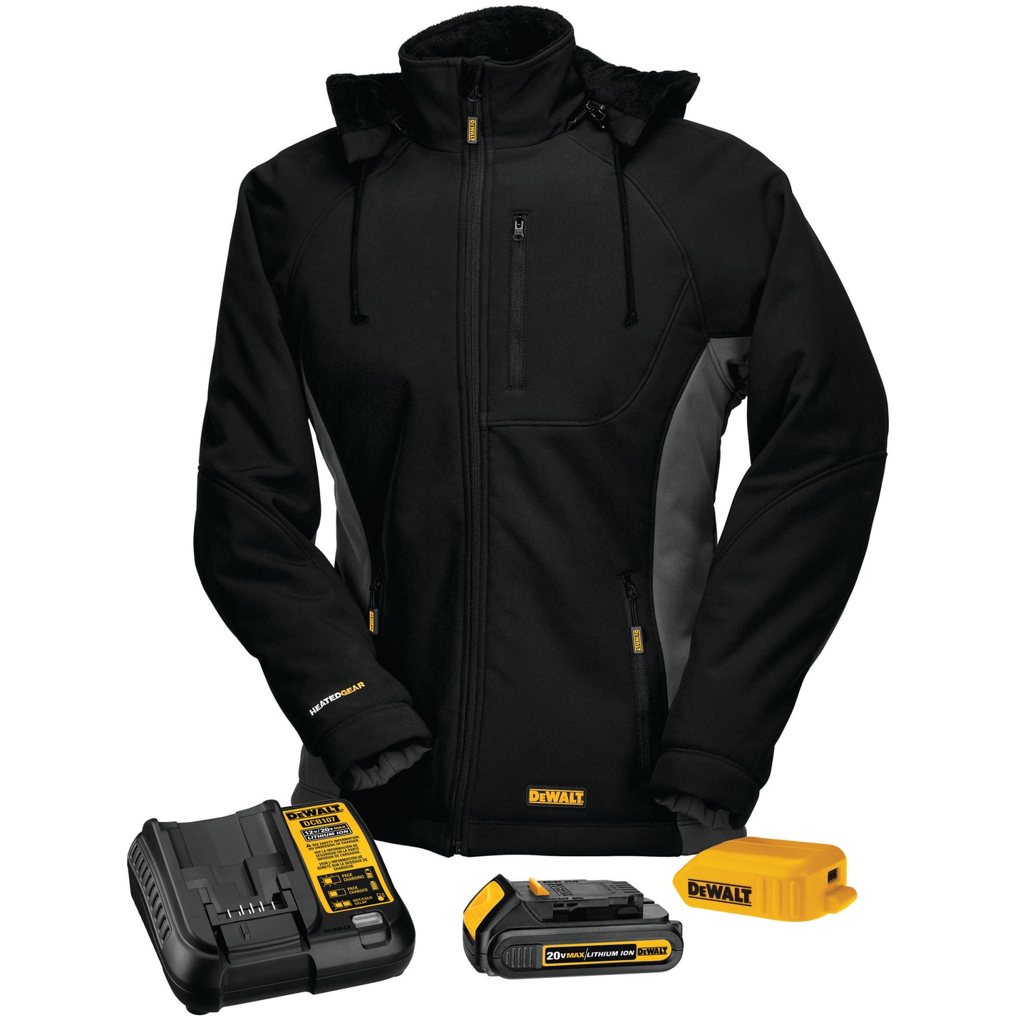 DCHJ066 Women's Heated Soft Shell Coat Kit - Size XS