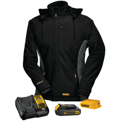 DCHJ066 Women's Heated Soft Shell Coat Kit - Size XS