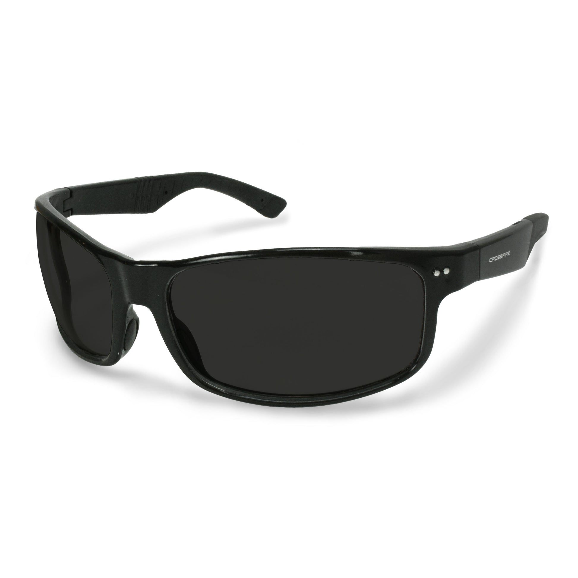CK7™ Premium Safety Eyewear - Shiny Black Frame - Smoke Lens