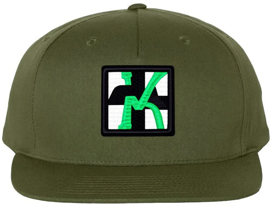 Pinch Front Structured Snapback Trucker Cap - 255