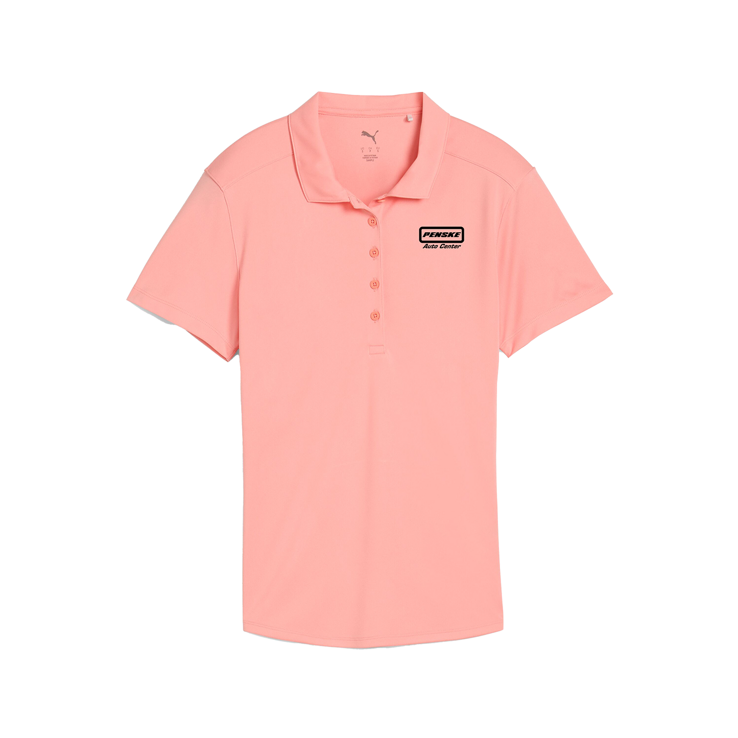 Puma Women's Solid Short Sleeve Polo