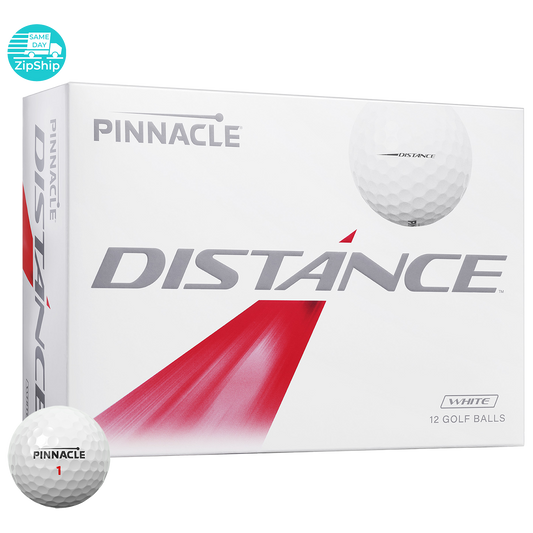 White Pinnacle Distance Golf Ball