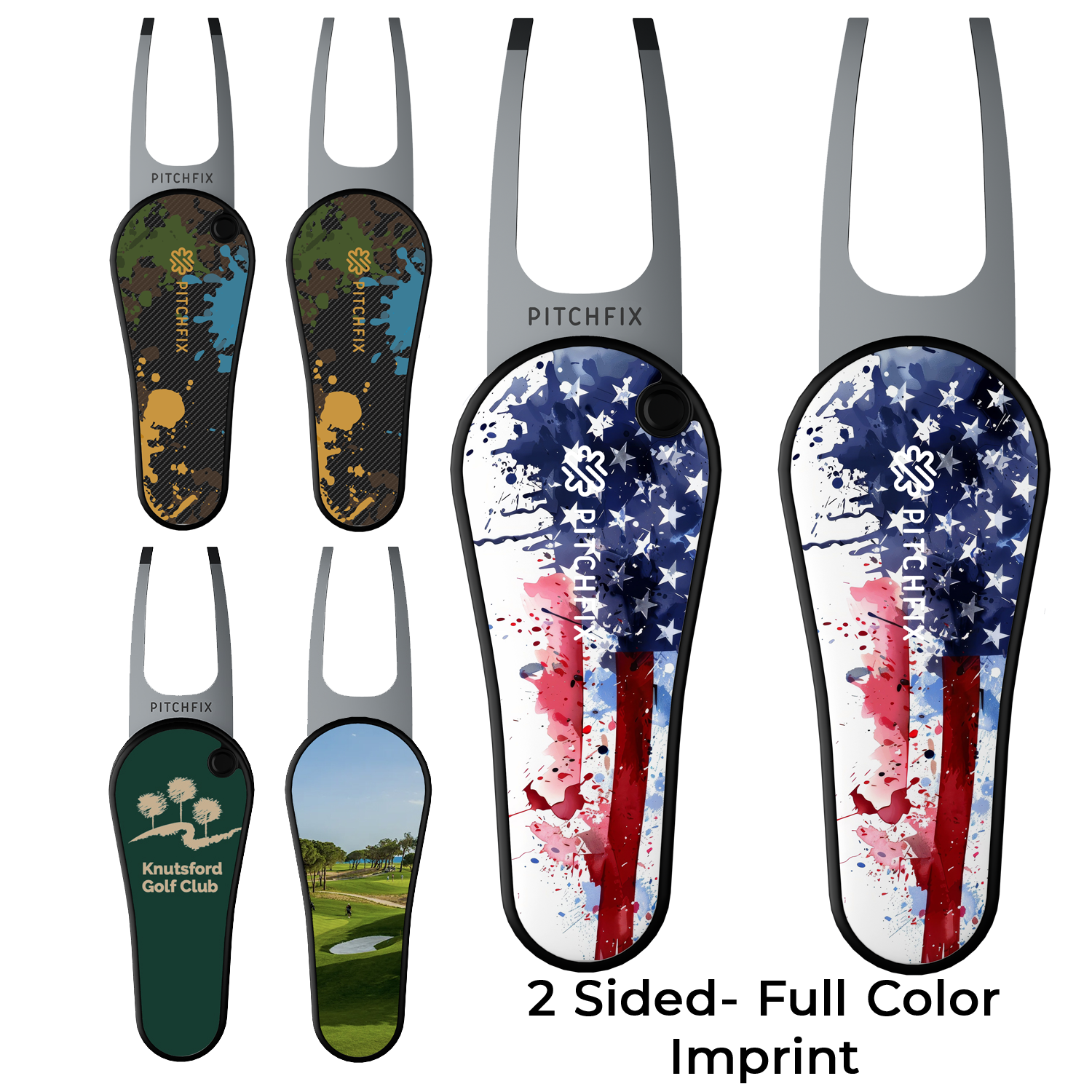 Assorted PitchFix Flash Divot Tool