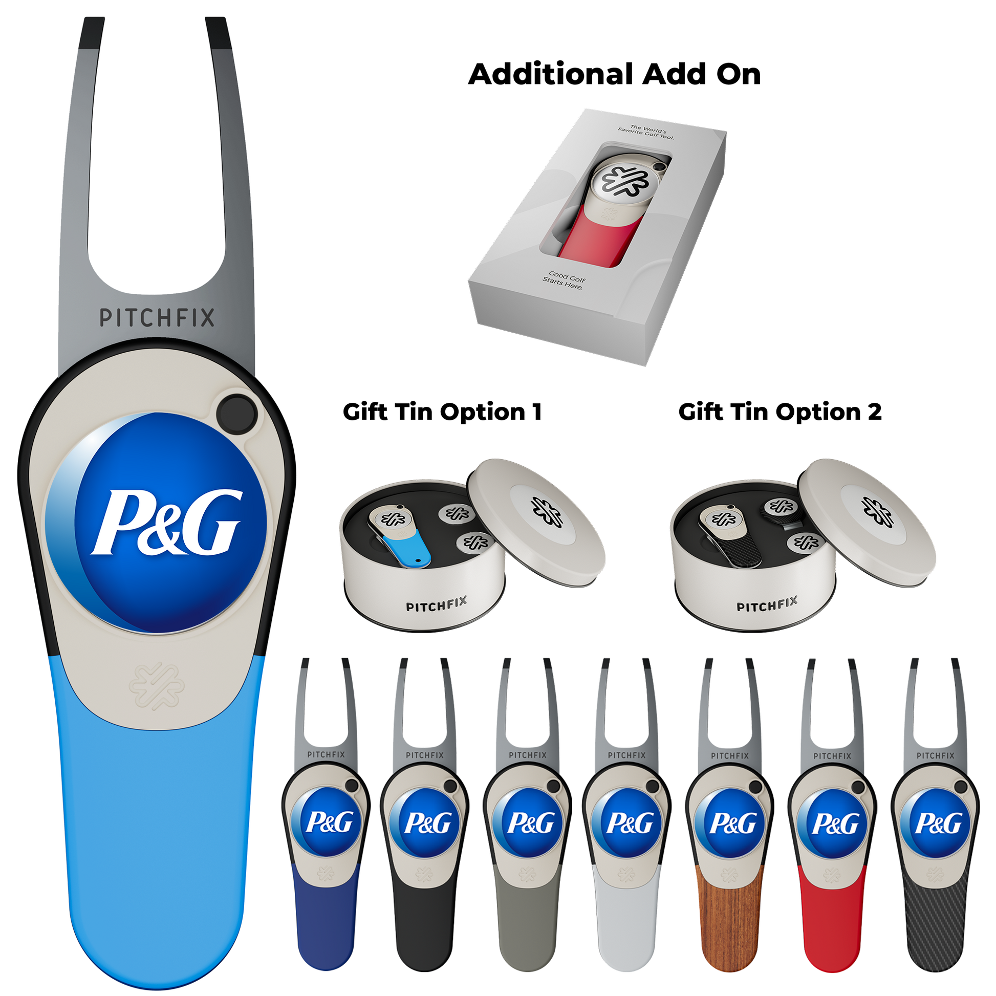 Black PitchFix XL Divot Tool