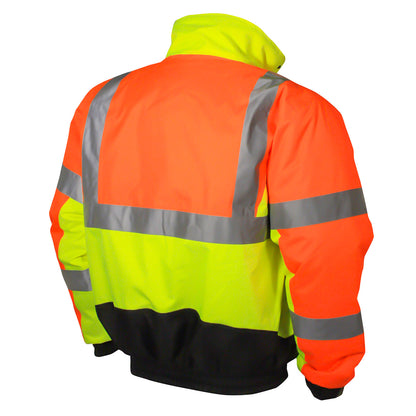 SJ12-3 Weatherproof Multi-Color Bomber Jacket with Quilted Built-In Liner - Size 2X