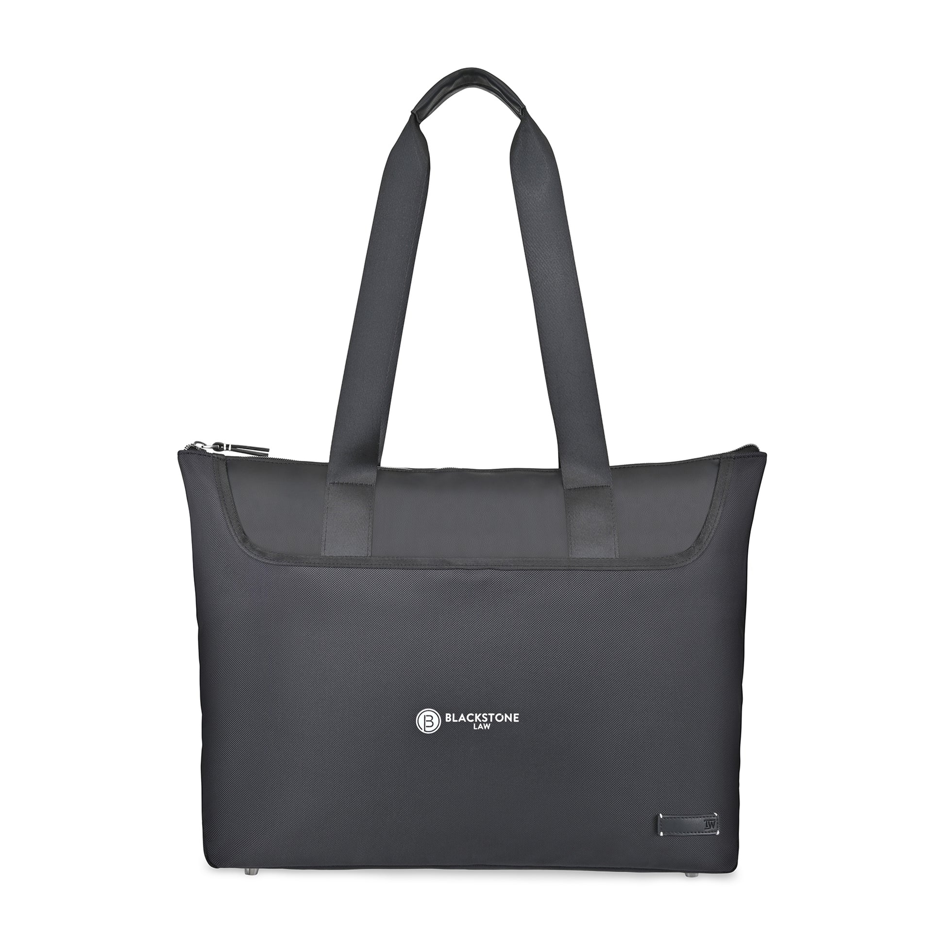 Black Travis & Wells® Lennox Laptop Tote