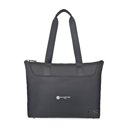 Black Travis & Wells® Lennox Laptop Tote