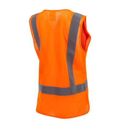 SV2ZW Women's Economy 2 Pocket Vest - Hi-Vis Green - Size 2X