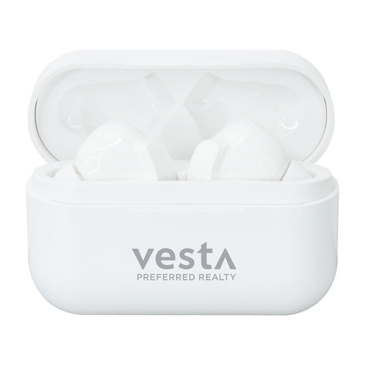 White iLive™ Truly Wireless Earbuds with Active Noise Canceling
