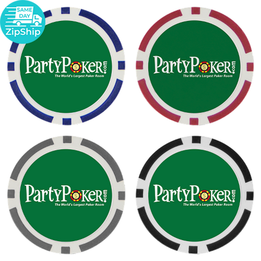 Black Poker Chip Ball Marker
