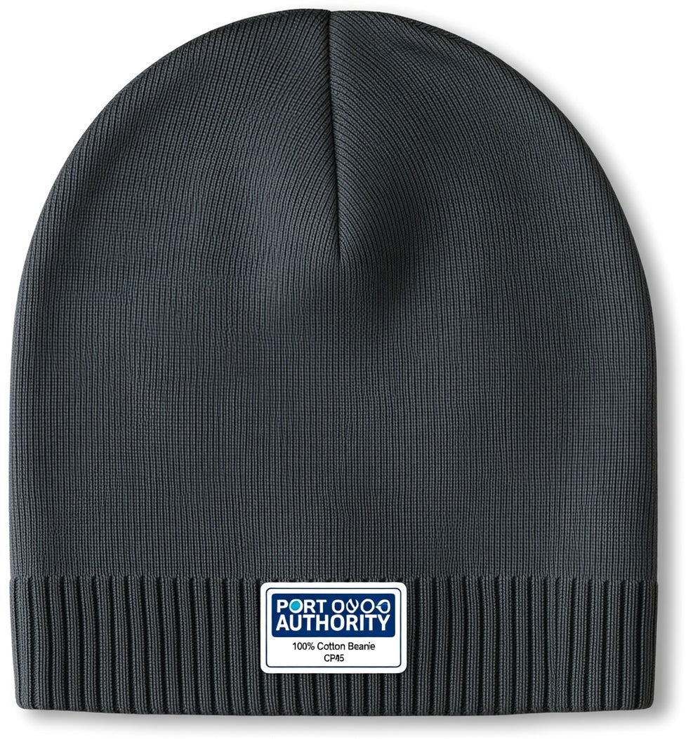 Port Authority 100% Cotton Beanie. CP95