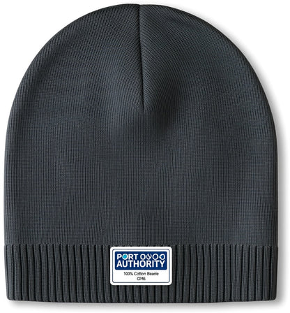 Port Authority 100% Cotton Beanie. CP95