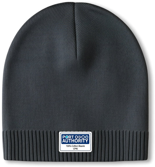 Port Authority 100% Cotton Beanie. CP95