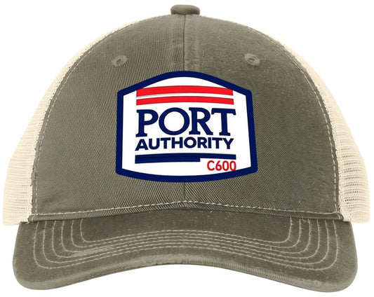 Port Authority Distressed Mesh Back Cap C600