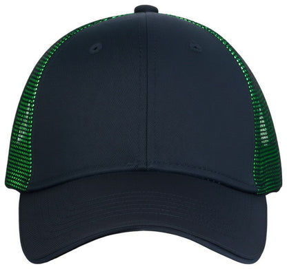 Port Authority Double Mesh Snapback Sandwich Bill Cap. C818