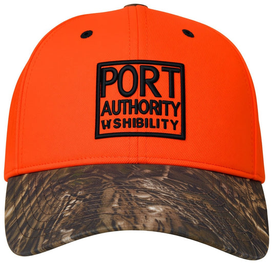 Port Authority Enhanced Visibility Cap with Camo Brim. C804