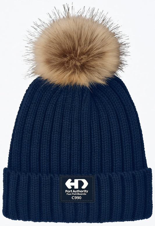 Port Authority Faux Fur Pom Beanie C990